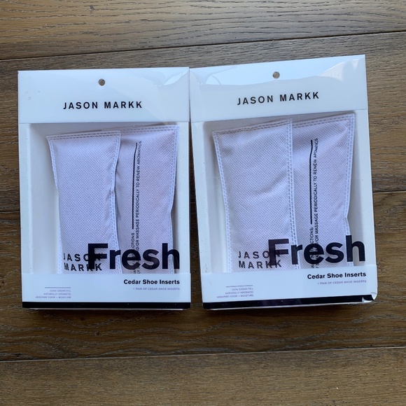 Jason Mark Cedar Shoe Inserts. (NEW) 2pk - Picture 1 of 4